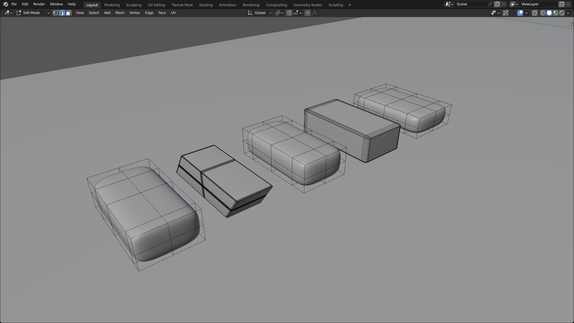5 Usual Erasers BLENDER 3D TurboSquid 2052510
