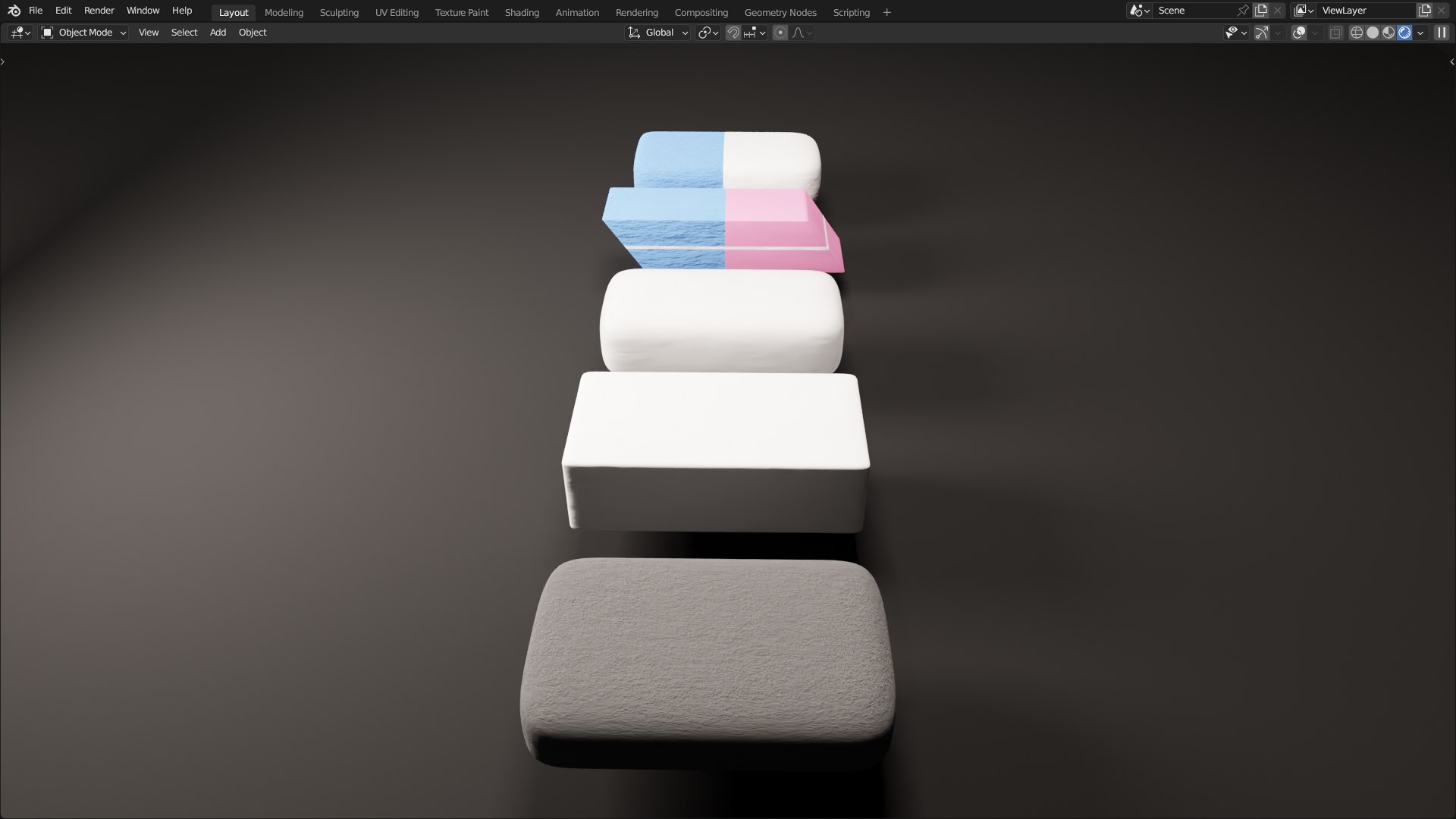 5 Usual Erasers BLENDER 3D TurboSquid 2052510