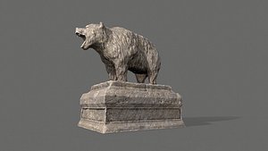 3D Bear Statue