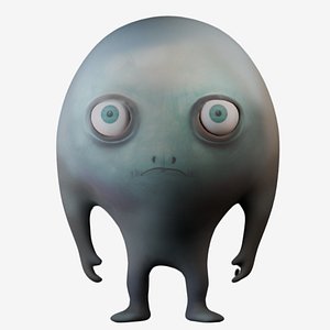 Holi - Cute Monster Character 3D model