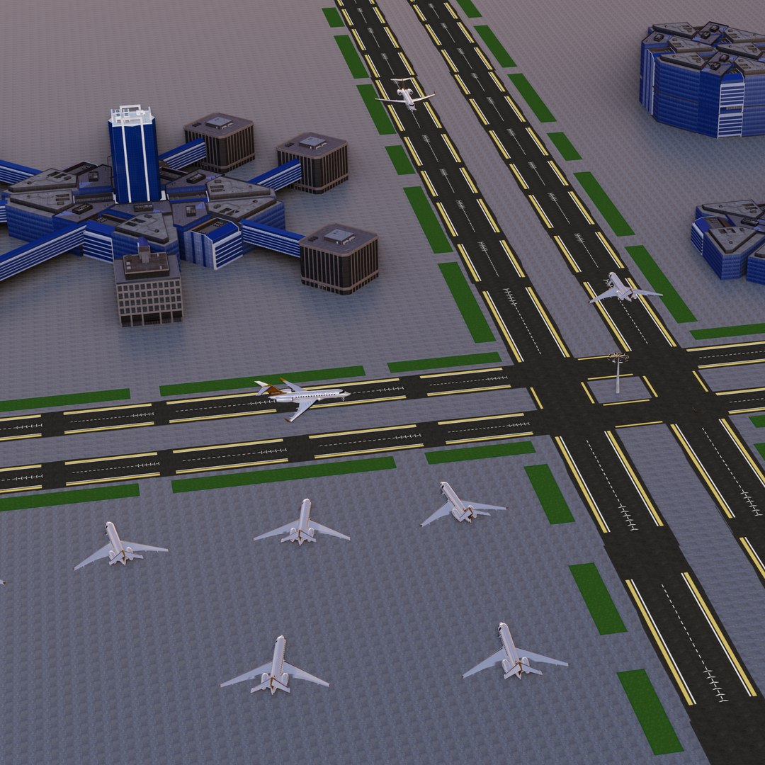 Airport 3D Model - TurboSquid 2187318