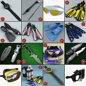 max diving set scuba