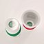 Ceramic mug with silicone lid