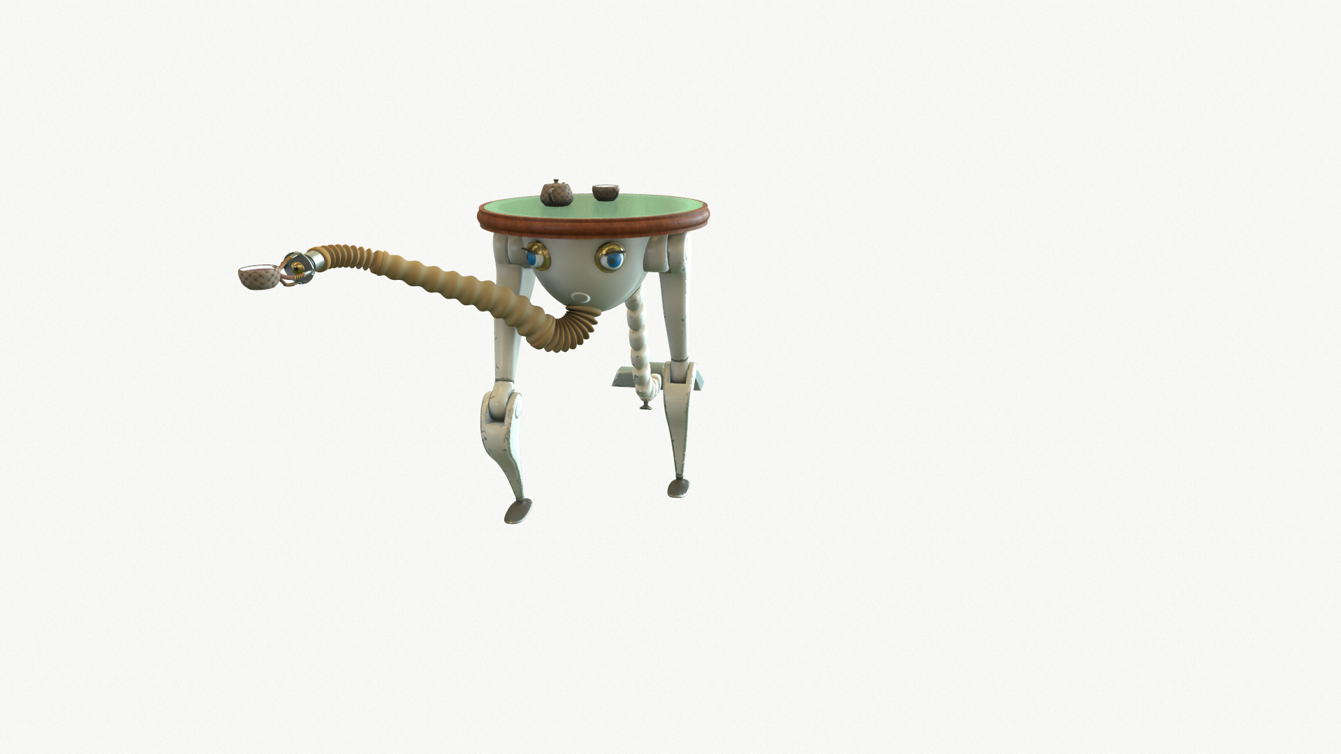 Robot Waiter Model - TurboSquid 1475744