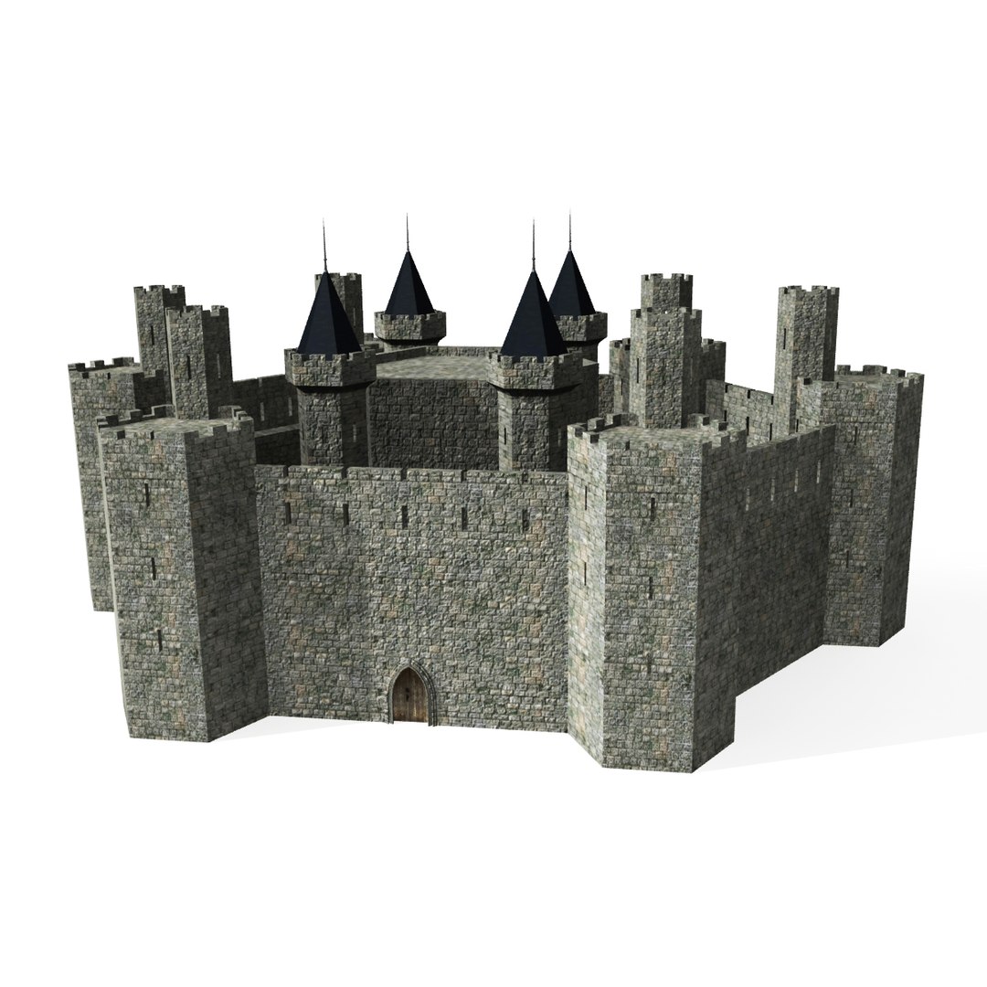 3d Medieval Castle Model