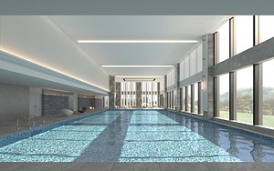 3D model swimming pool