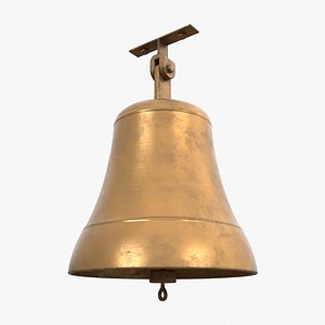 3D Vintage Ships Bell