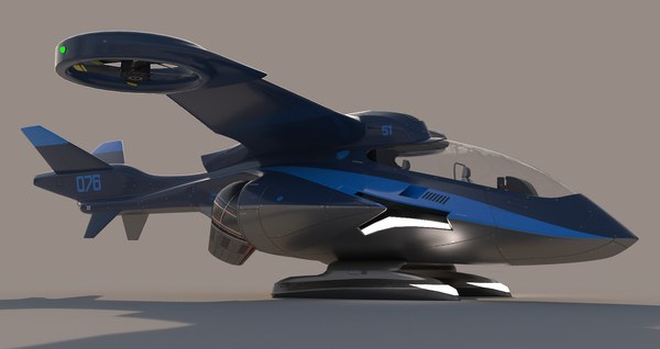 3D concept copter - TurboSquid 1611244