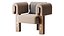 SESSEL Fell und Stoff
