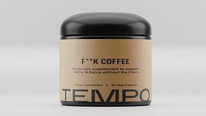 Cosmetic jar 3D model