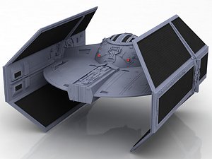 3D army scifi fighter t model