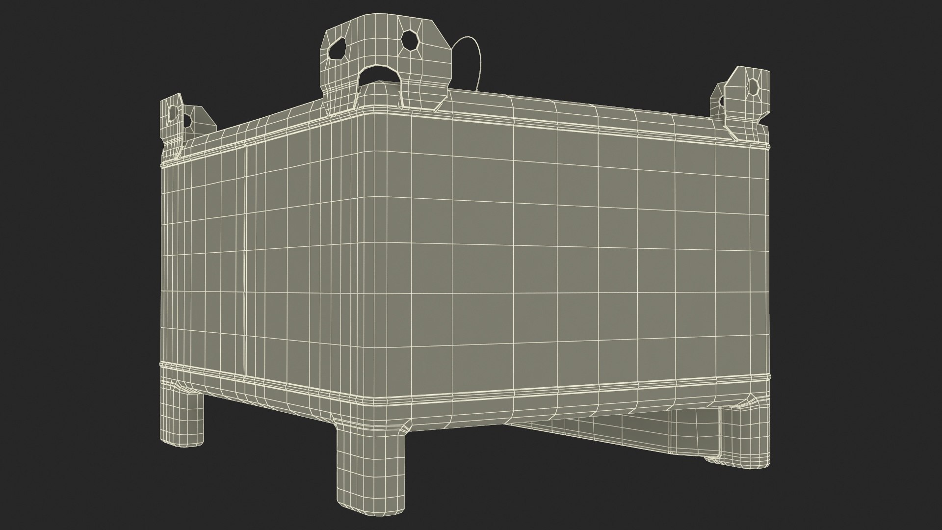 120 Gallon Stainless Steel IBC Tote Tank 3D Model - TurboSquid 2170501