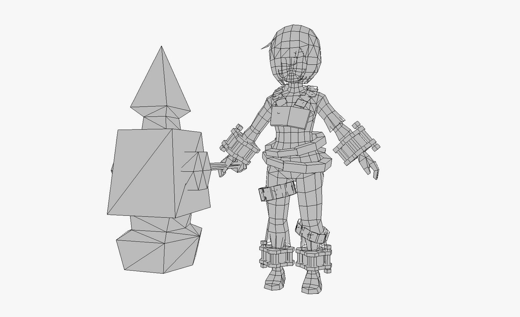 Casual RPG Character - 22 Raghell 3D Model - TurboSquid 2007803