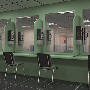 3D Prison Visiting Room