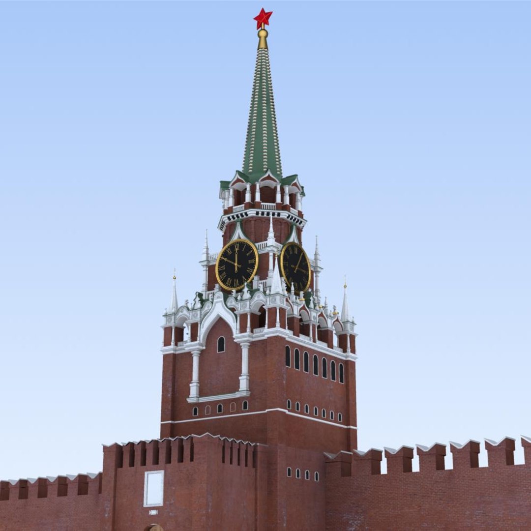 Max Moscow Kremlin Spasskaya Tower