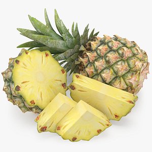 Pineapples 3D model