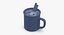 3d model of hot tea chocolate cup