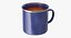 3d model of hot tea chocolate cup