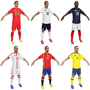 Soccer Players 2018 PACK E