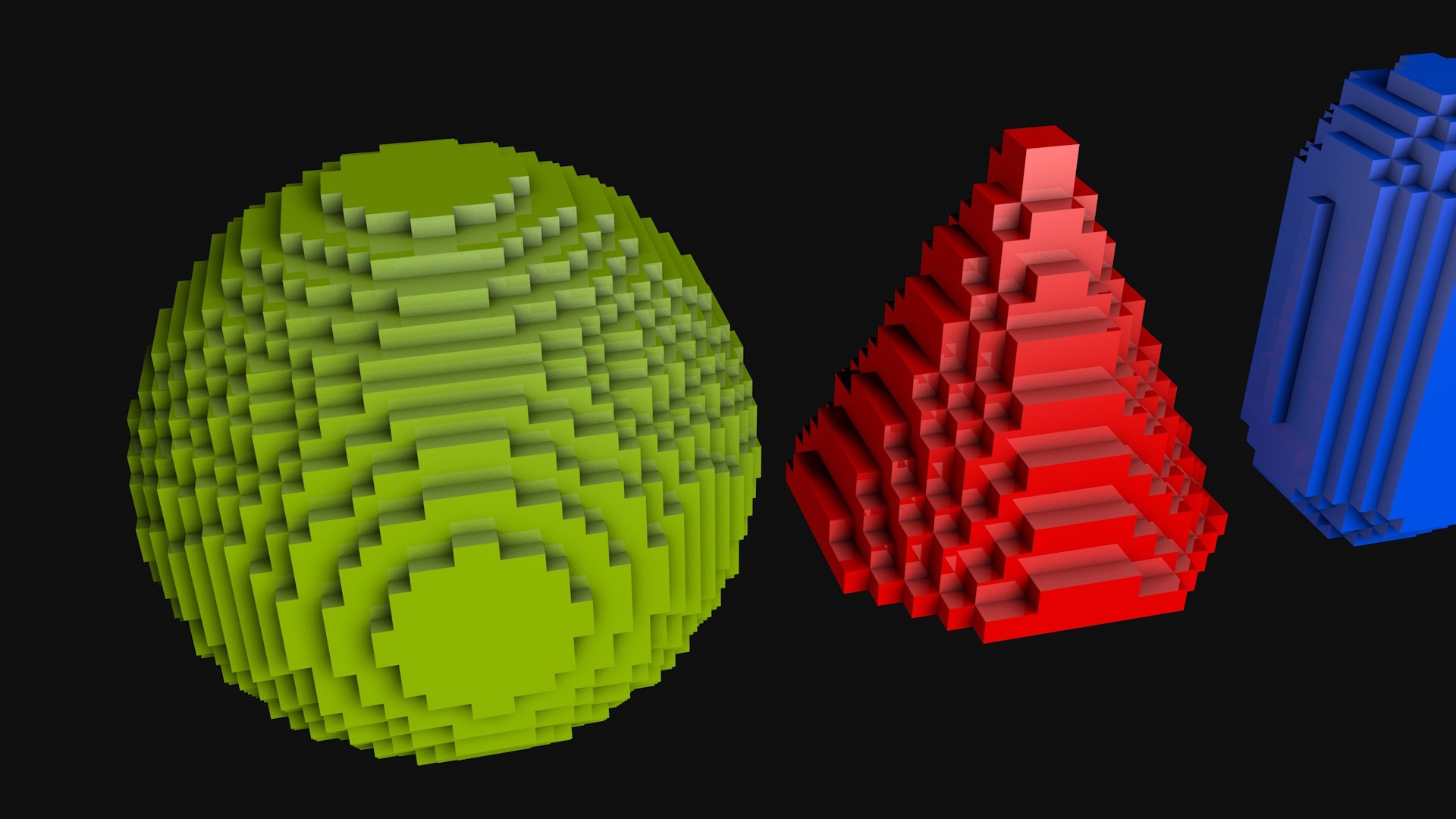 3D Model Cubic Primitives PIXELS Low-poly - TurboSquid 2406525