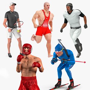 Rigged Athletes Collection 3