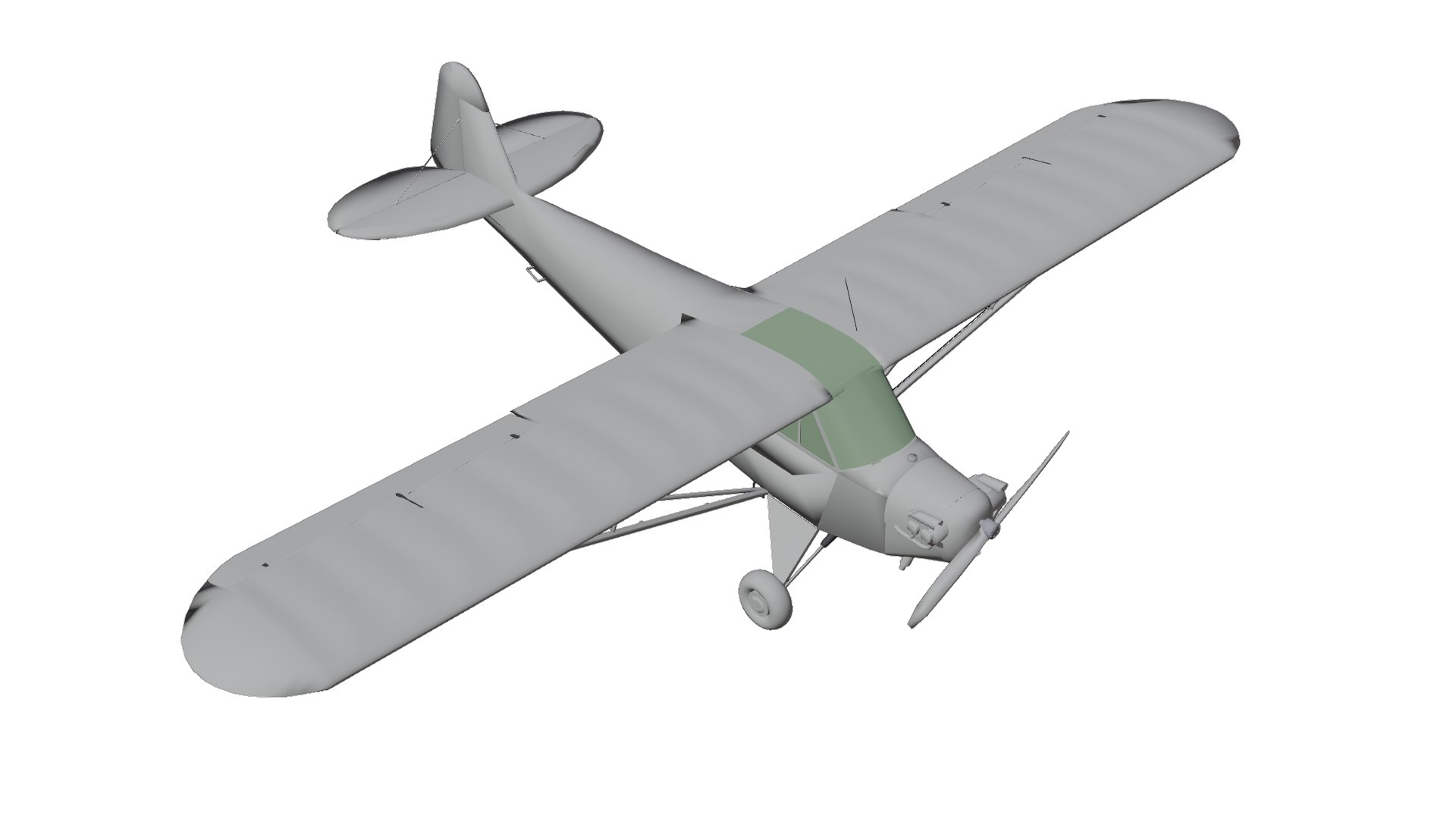 Piper J-3 Cub 3D Model - TurboSquid 2253415