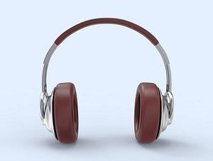 Headphone pair of headphones Low-poly 3D model 3D
