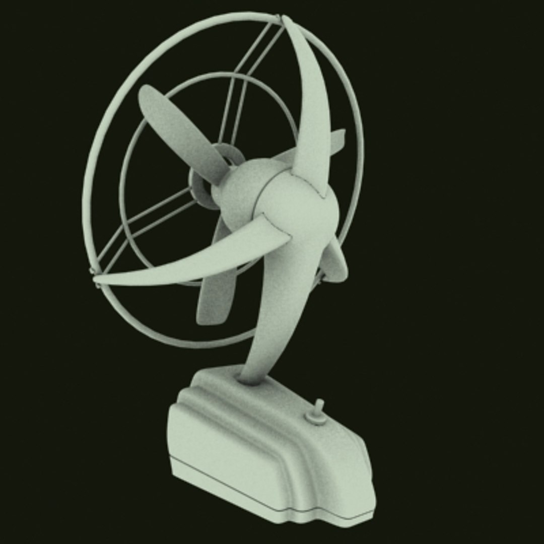 ventilator 3d max