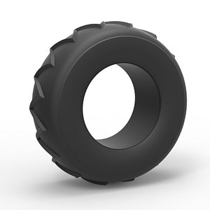 Tire for sand and snow 4 Scale 1 to 25