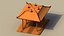 Japońskie stokrotki Low Poly
