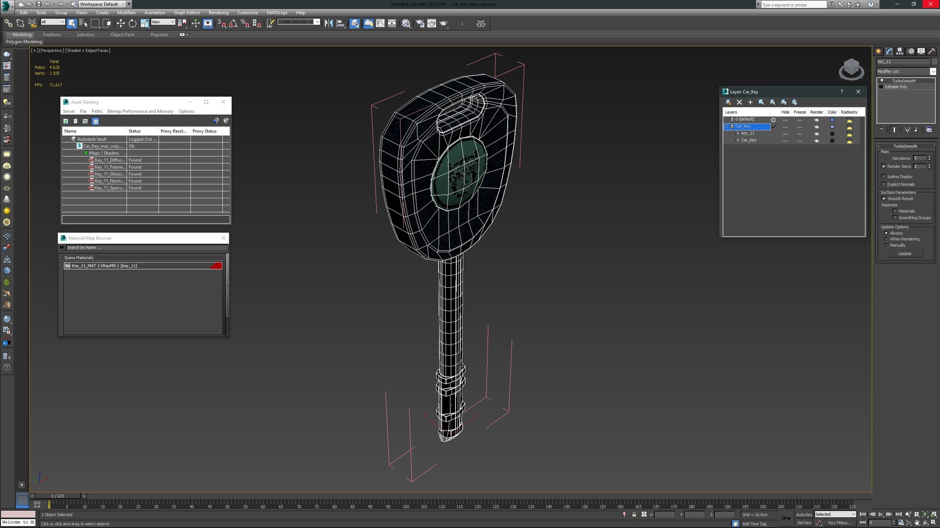 Car Key 3D Model - TurboSquid 2222403