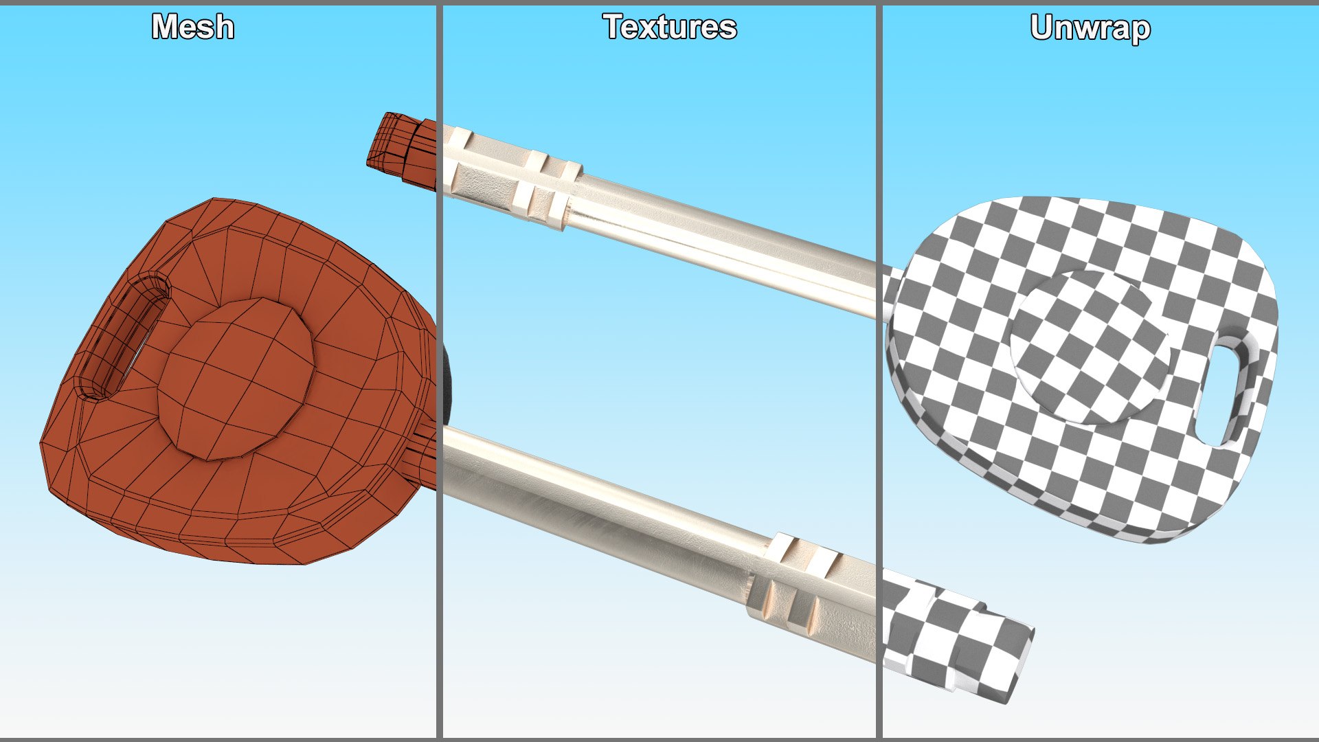 Car Key 3D Model - TurboSquid 2222403