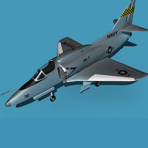3D Douglas A-4M Skyhawk V03 USN model
