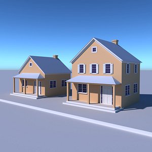 3d model farm house