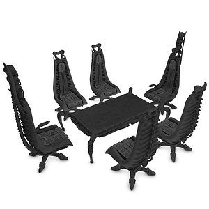 Harkonnen furniture collection black