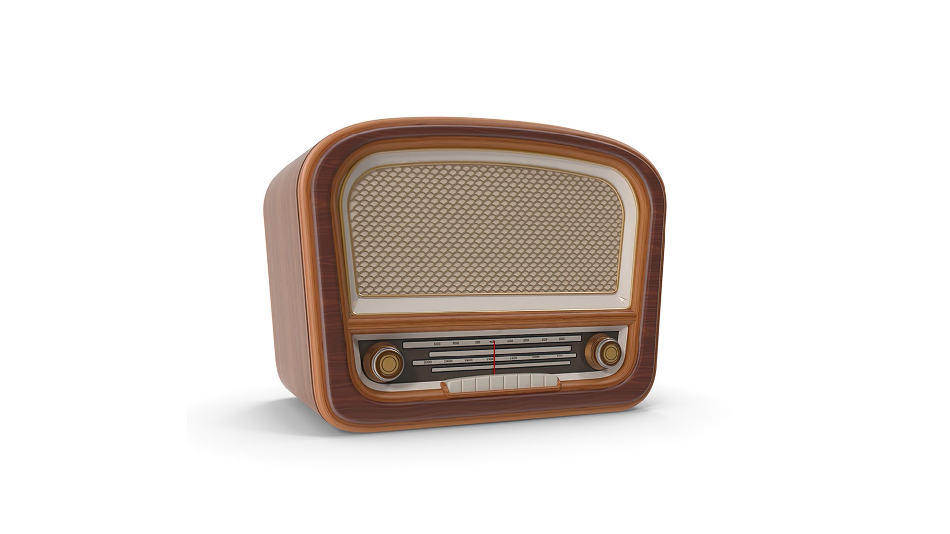 Retro Radio 3D Model - TurboSquid 2125288