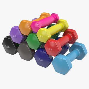 3d dumbbell weights set