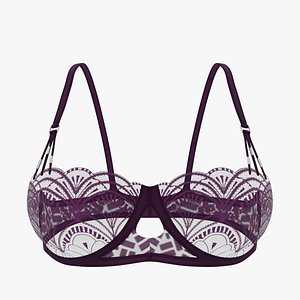 Demi-Cup Bra SS85 3D model