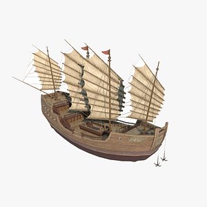 Ancient Asian carrier galleon