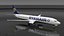 3D Ryanair Boeing 737-900 with Interior Rigged model
