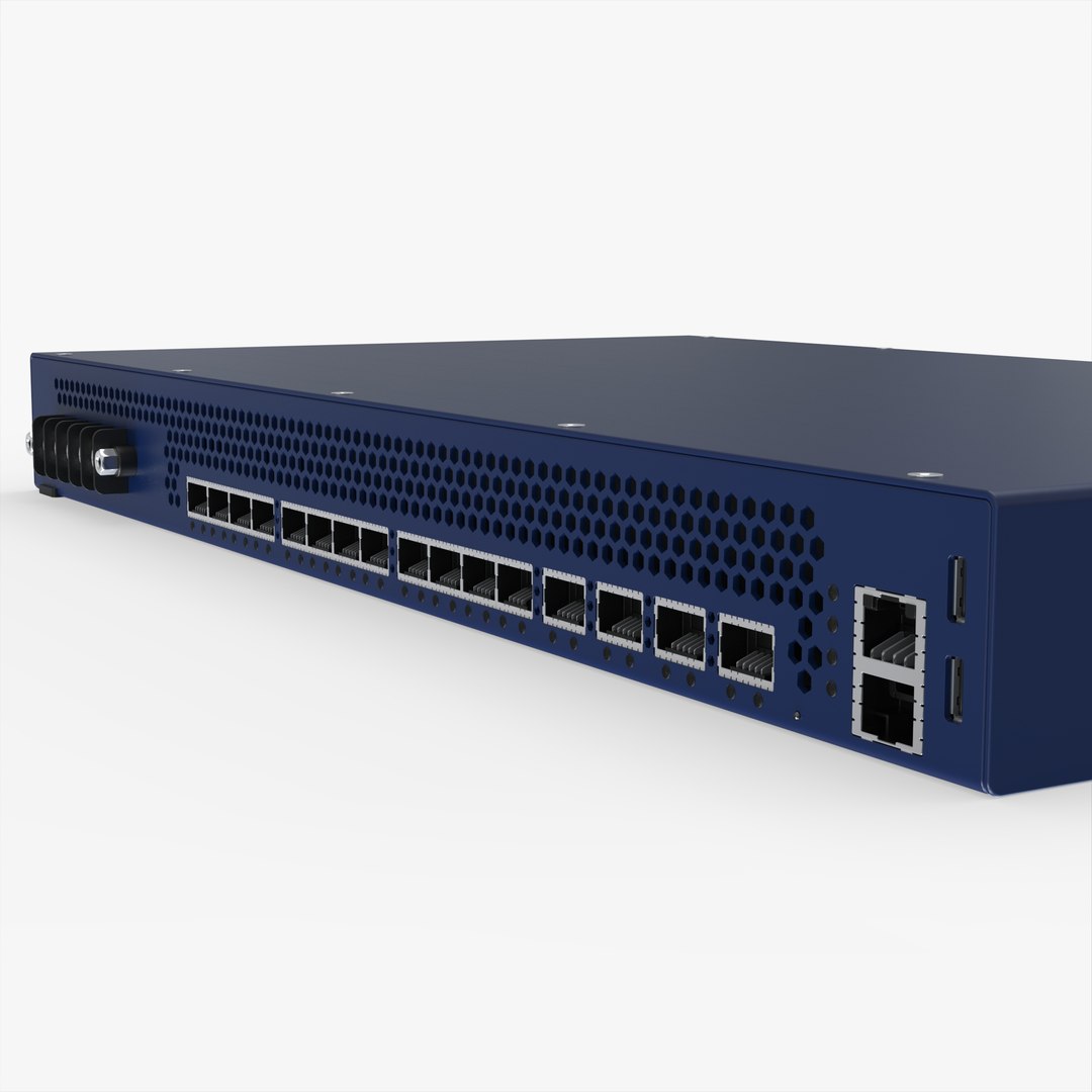 Switch Rack Panel 3D model - TurboSquid 2174248