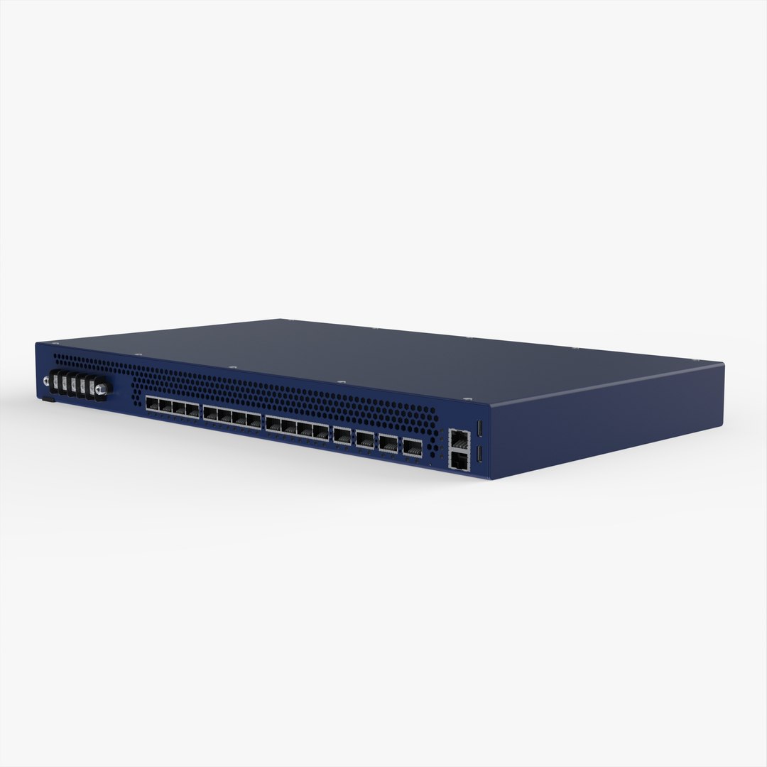 Switch Rack Panel 3D model - TurboSquid 2174248