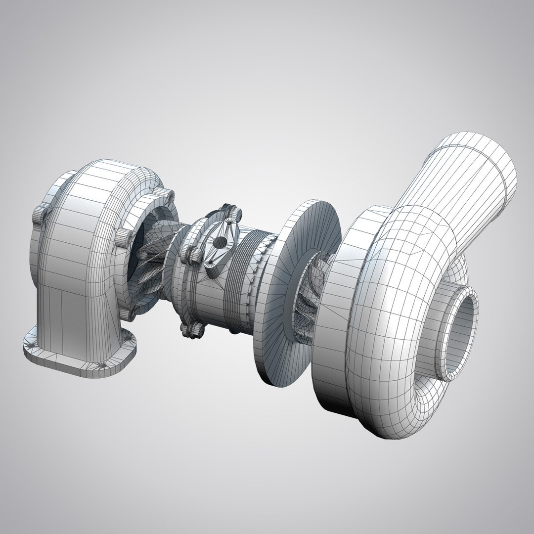 Turbocharger Turbo 3d Model