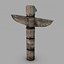 3d model ancient totem