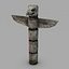 3d model ancient totem