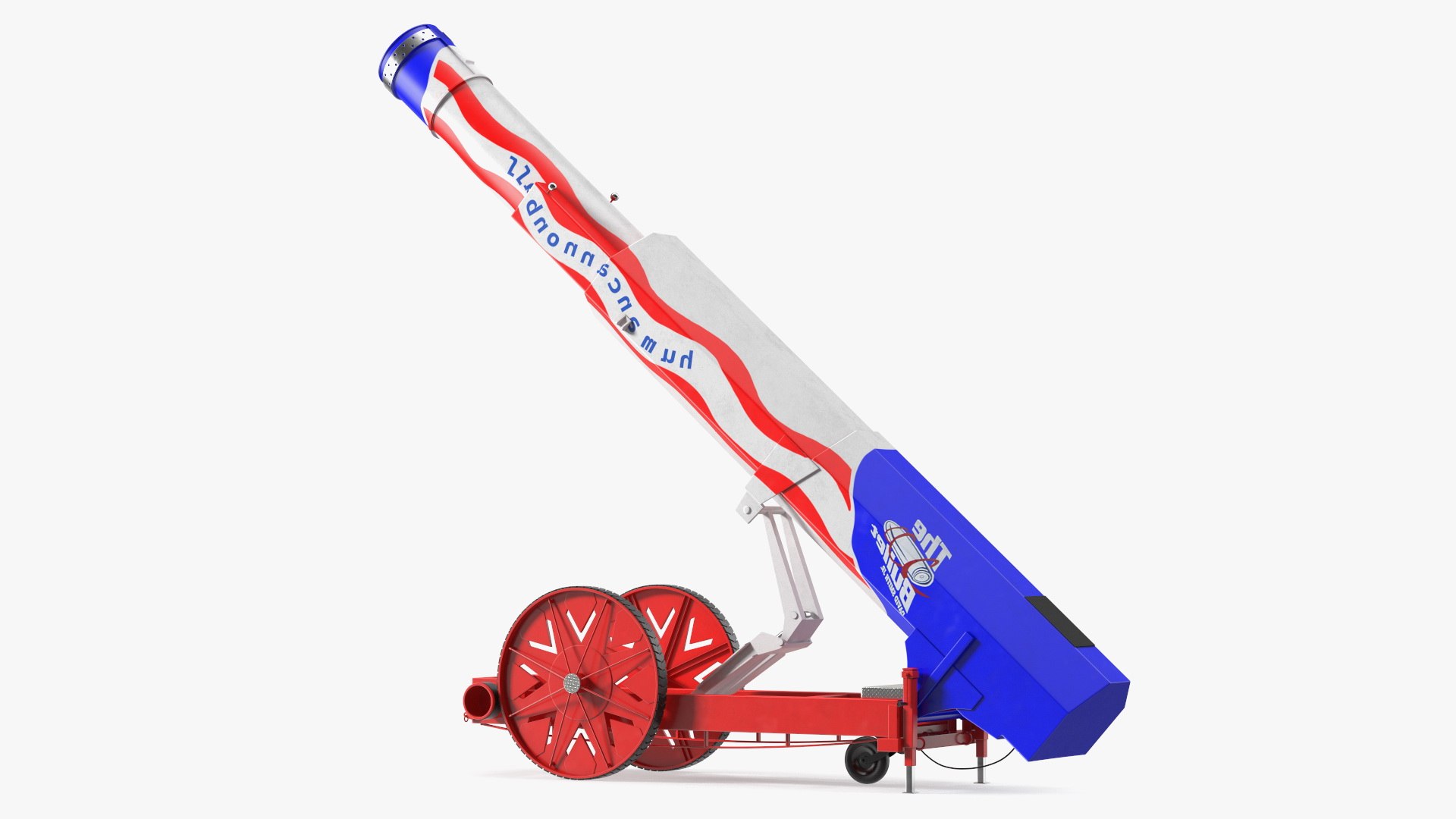 Human Cannonball Red 3D model preview