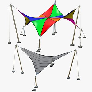 Tensile Structures Garden Project