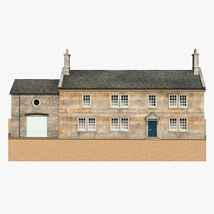 Georgian English cottage 3D