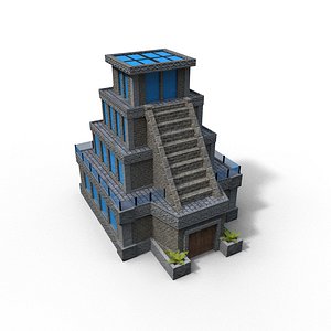 temple ready workflow 3D model