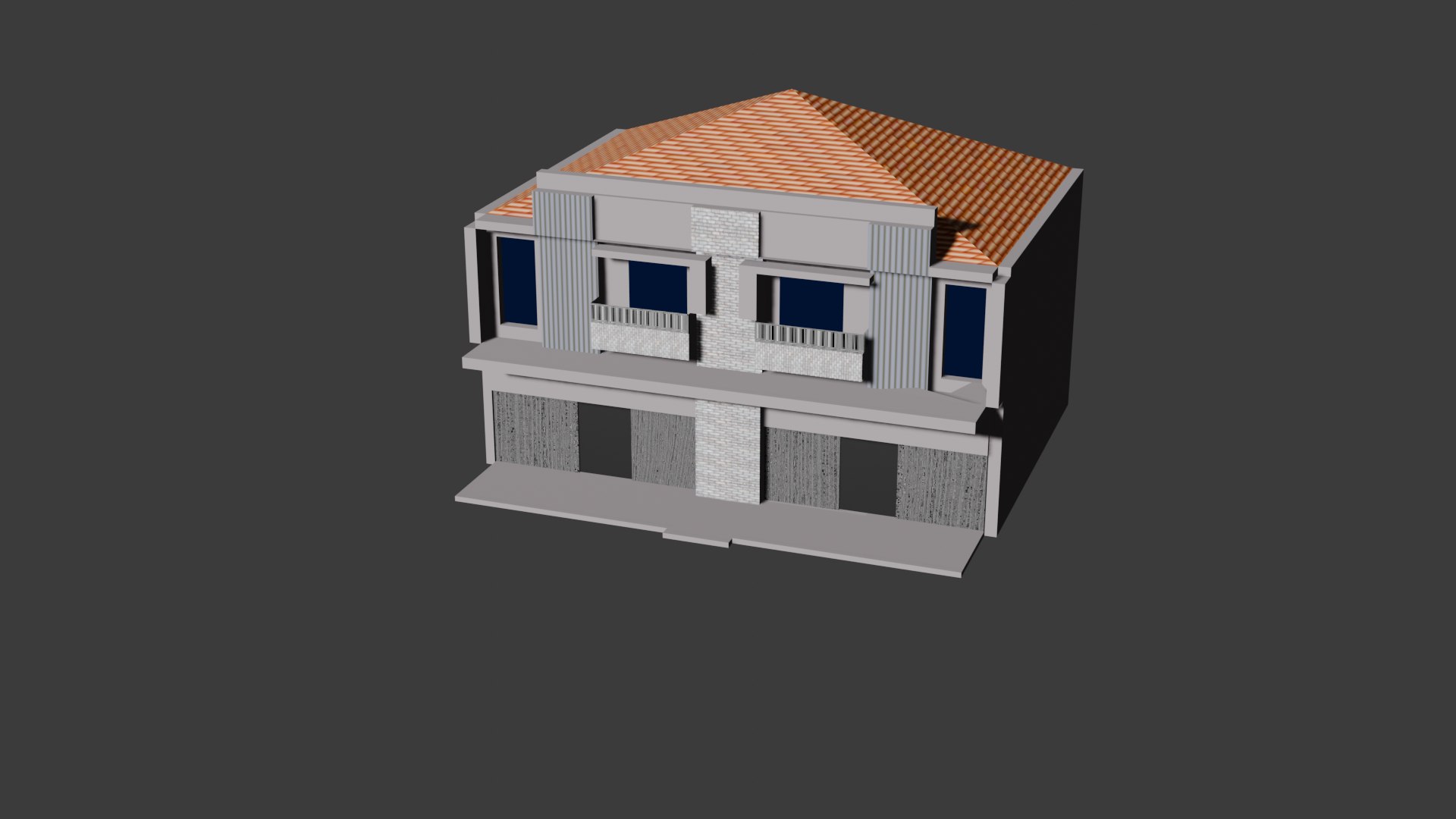 Ruko Rumah 3D Model - TurboSquid 2297637